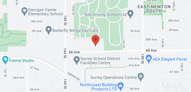 map of 46 14555 68 AVENUE
